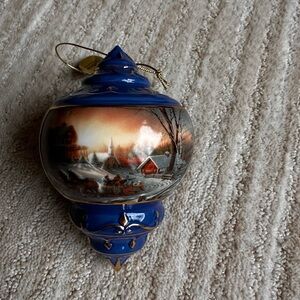 2006 Pleasures of Winter Terry Redlin Christmas Ornament Wild Wings